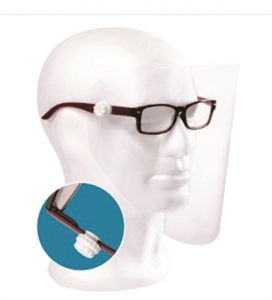 Imaginea Ecran protectie montat pe ochelari PEGASUS -KIT dispozitiv + 12 ecrane 
